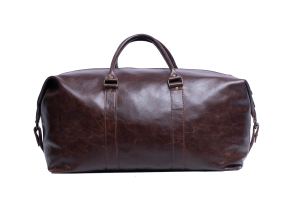 Genuine Leather Duffle Bag with Custom Lining